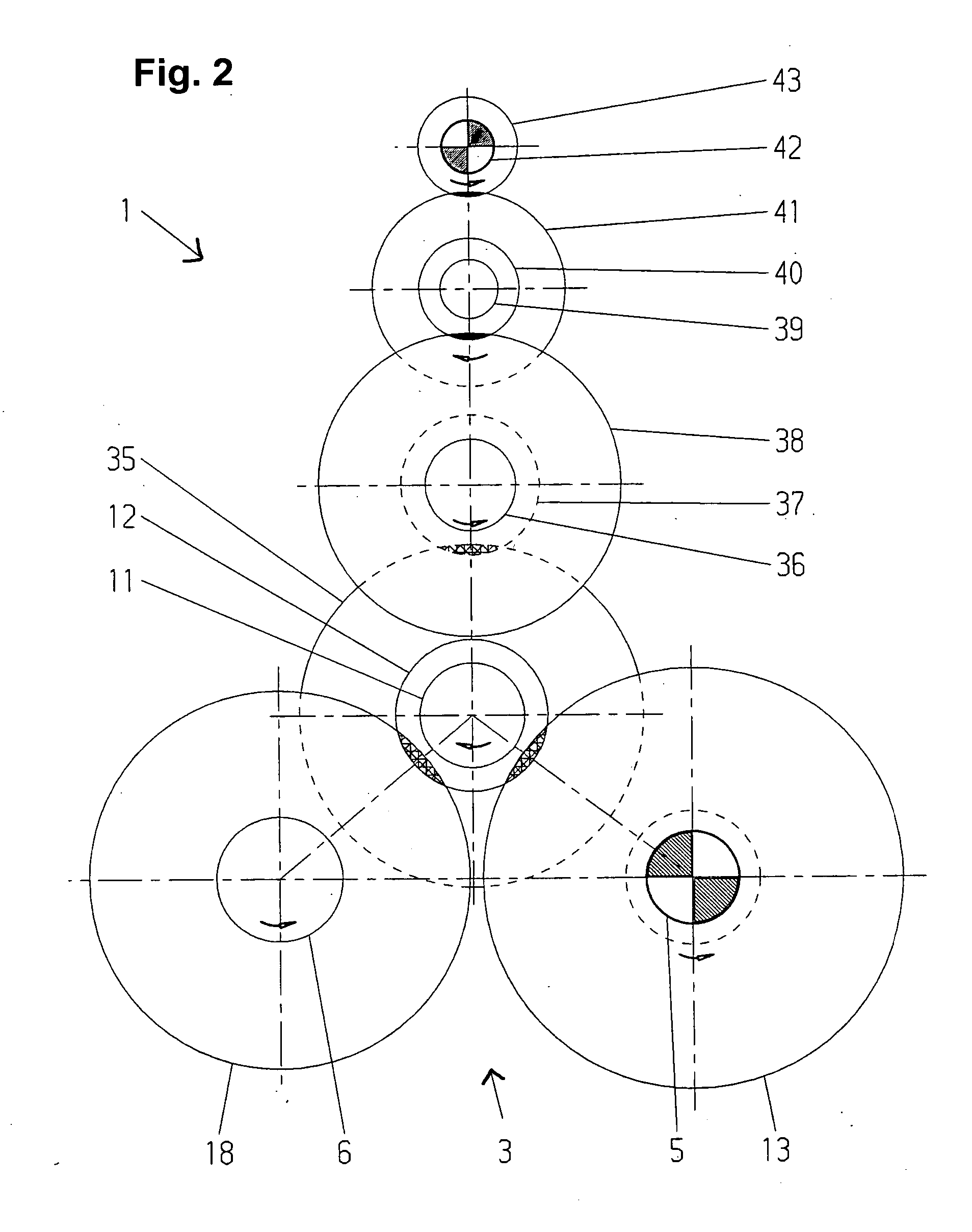 Gear mechanism for twin screw extruder