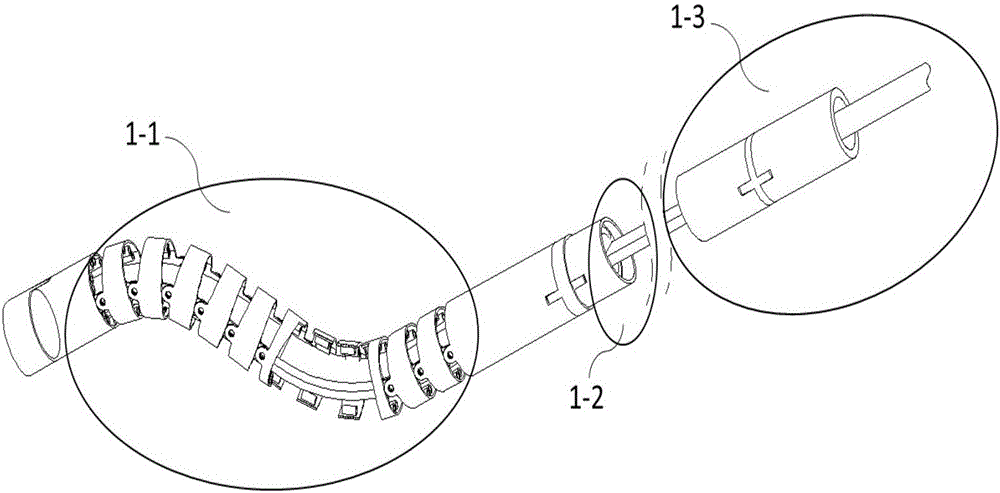 Snake-shaped joint used for single-hole minimally invasive robot and mechanism thereof