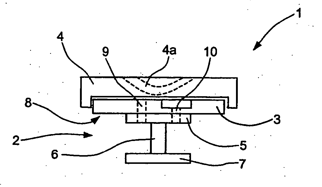 Retainer and method for attaching lines to lightweight elements of means of transport, in particular to sandwich panels of aircraft