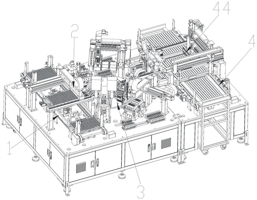 Battery leakage detecting and weighing equipment