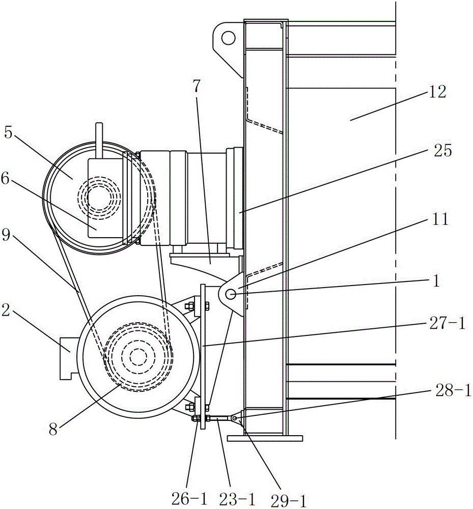 A double-end double-drive twin-shaft mixer