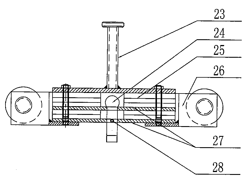 Lander falling weight impact test device with adjustable angles