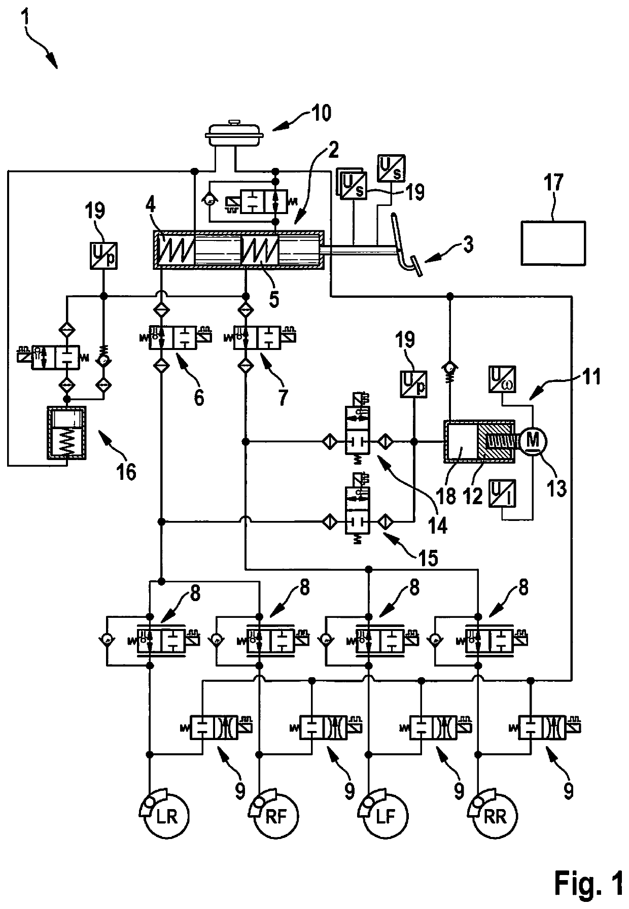 Method and control unit for operating a braking system and braking system