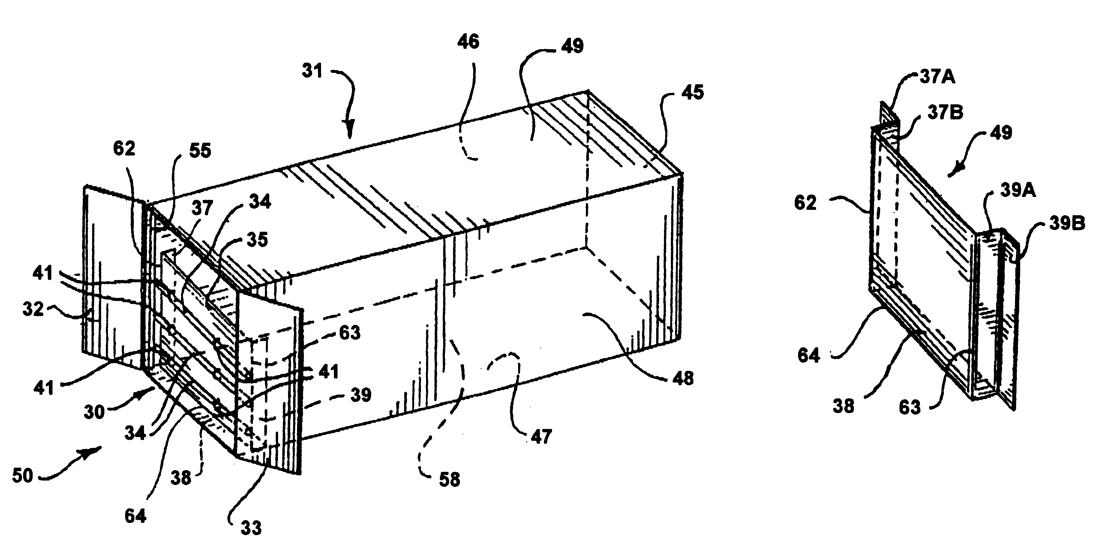 Bulkhead for retaining a cargo in a container