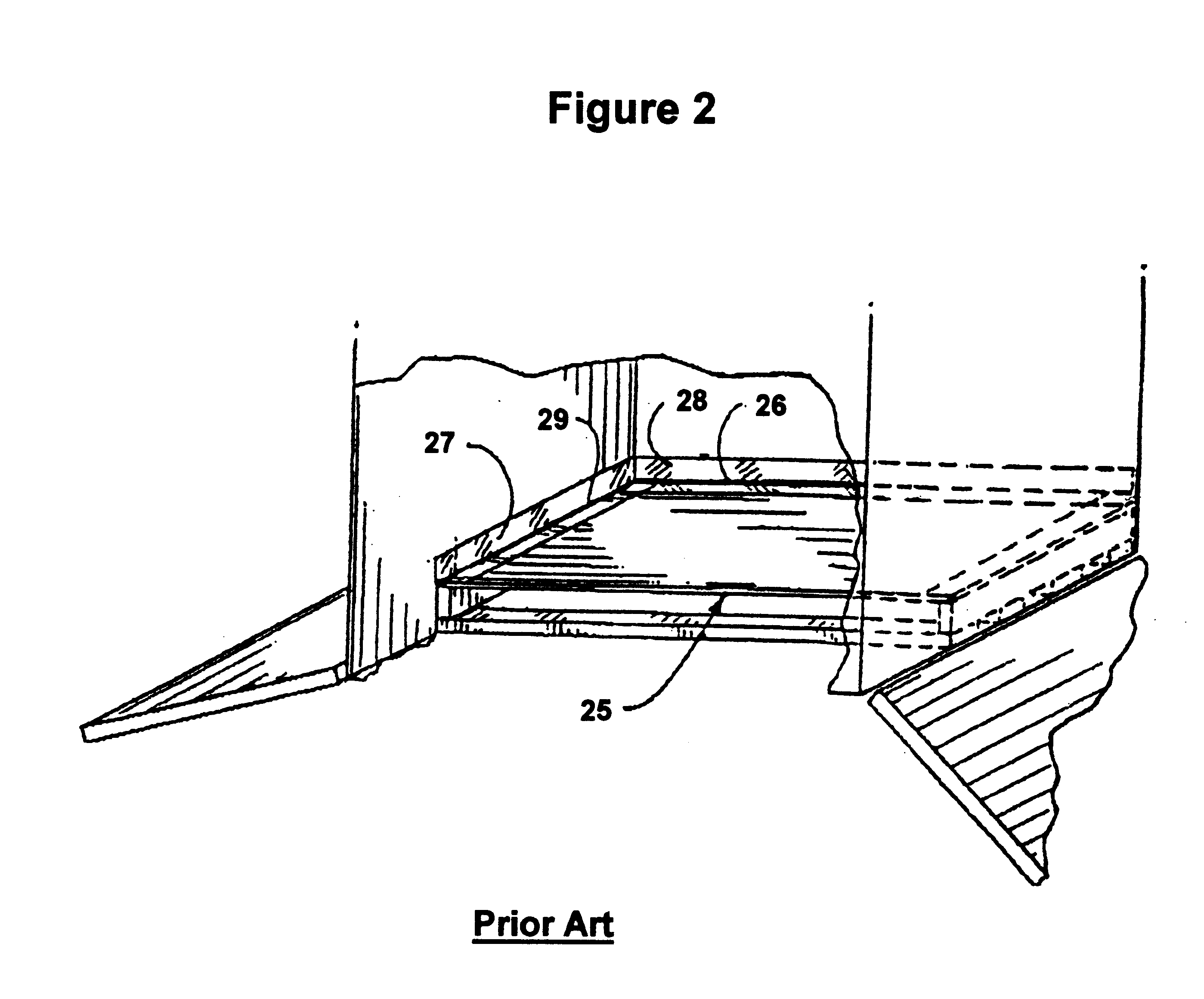 Bulkhead for retaining a cargo in a container