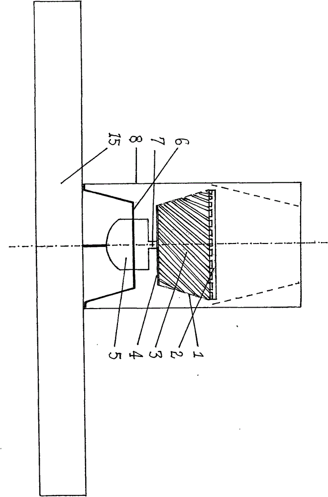 Multi-air-duct internal-absorption axial flow turbo fan