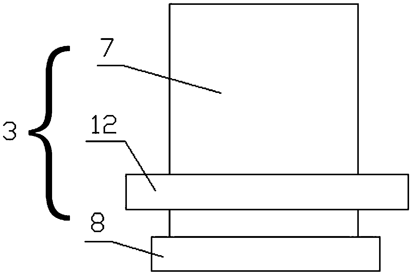 Device for producing rubber gasket