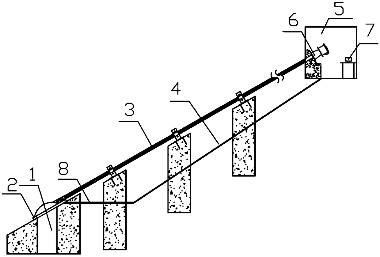 Intelligent metering deep water gate system and control method thereof