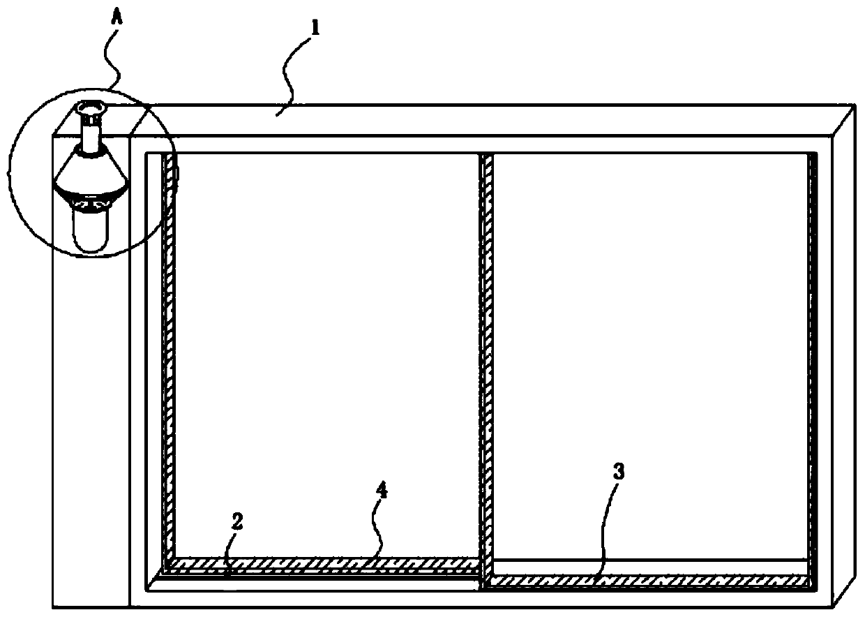 Automatic air exchange window and use method