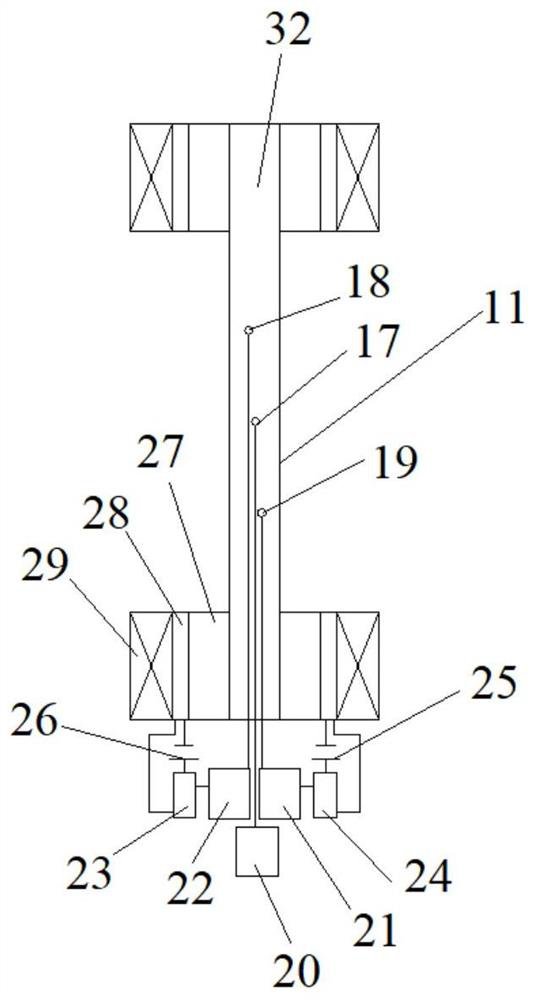 Air cross-swept single-tube forced convection heat transfer teaching experiment device and application method