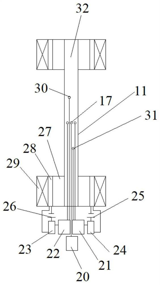 Air cross-swept single-tube forced convection heat transfer teaching experiment device and application method