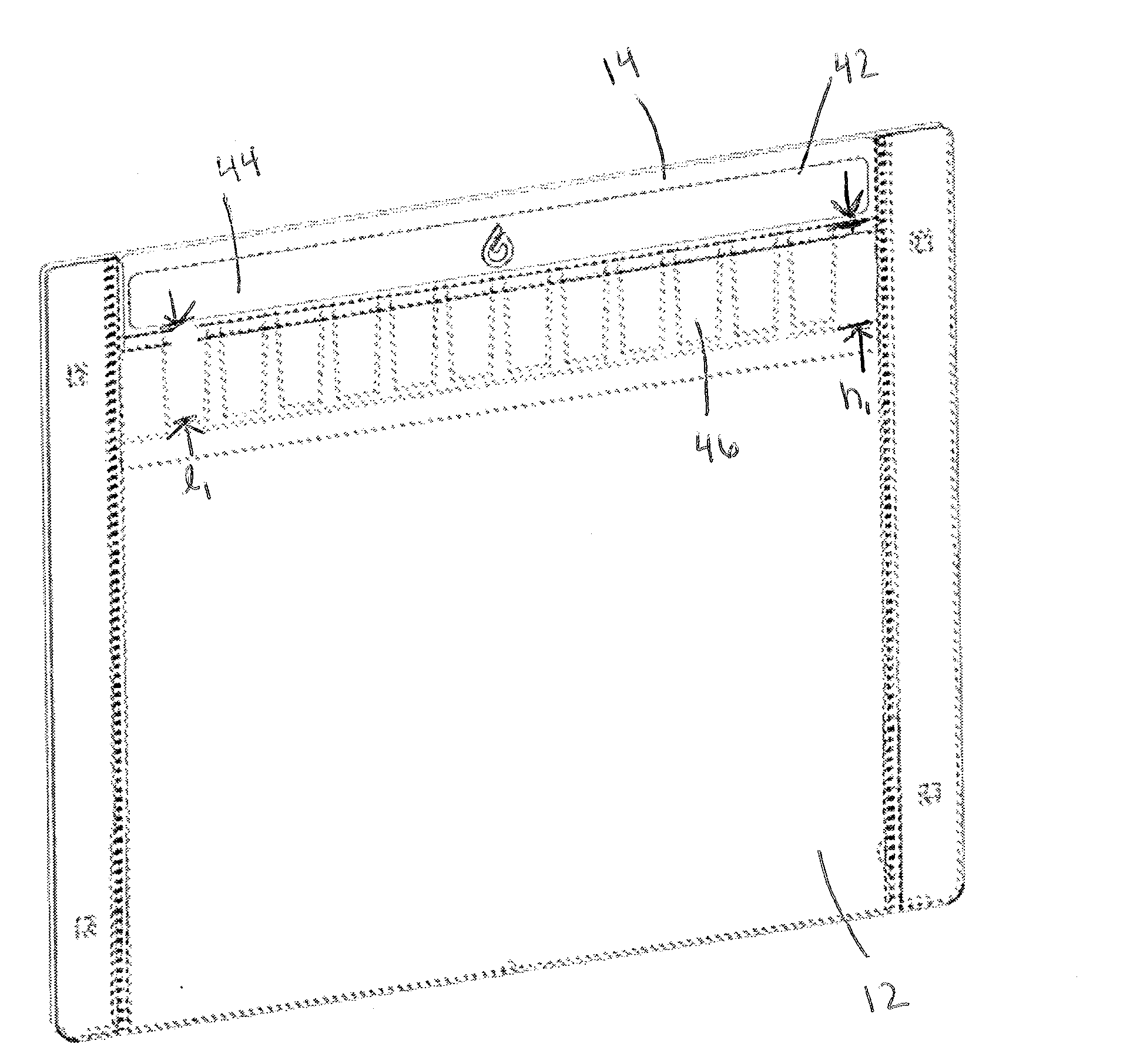 Gel electrophoresis device for loading large sample volumes