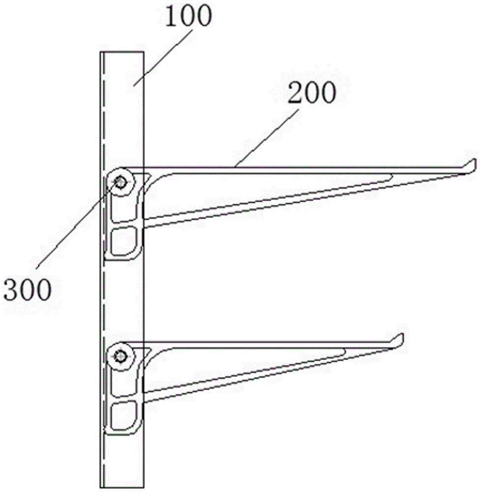 Cable mounting bracket and mounting method therefor