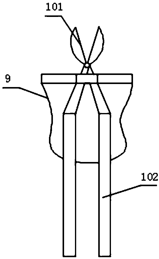 Fruit picking device for agricultural picking