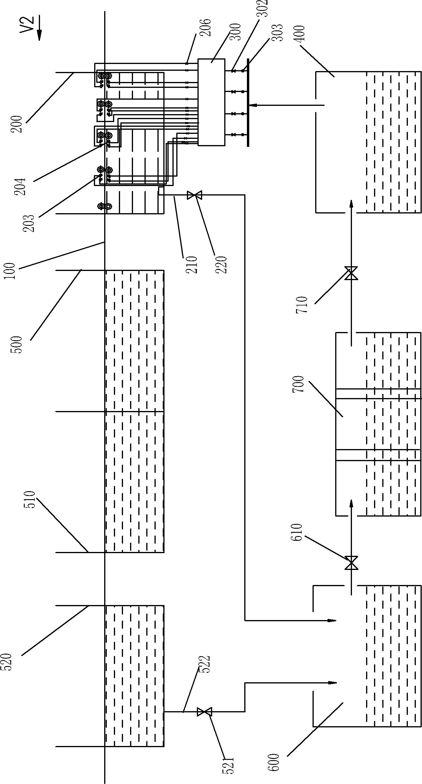 System for cleaning surface of strip steel through hot-water circulation
