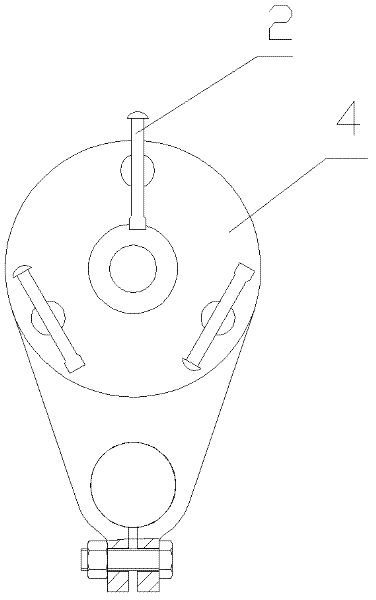 Steel ring diameter adjusting mechanism for wire drawing machine