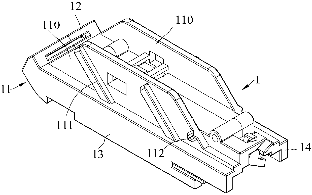 Skin stapler nail cartridge connecting structure