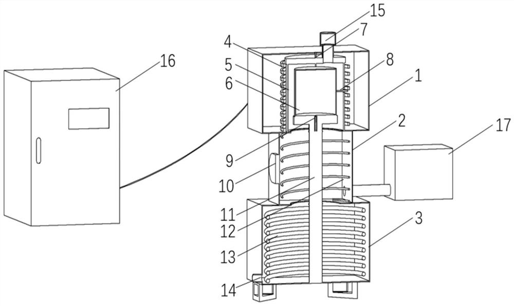 Explosion-proof method and device for producing kilogram-level gamma-TiAlNb alloy in one-step furnace in self-propagating manner