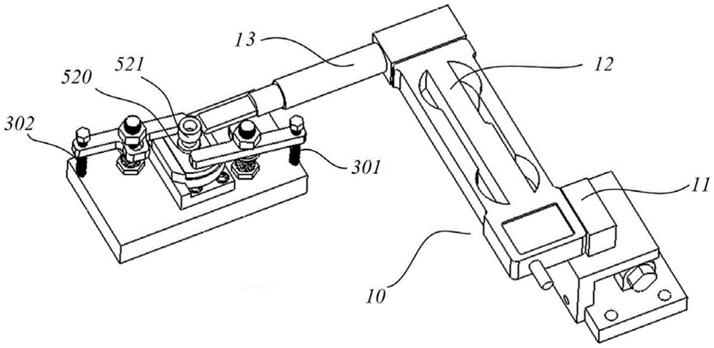 Clamping device for tubular elastic parts