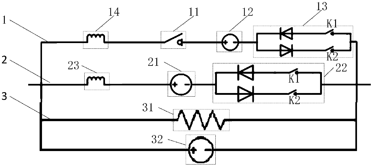 Simulation model and method of DC circuit breaker