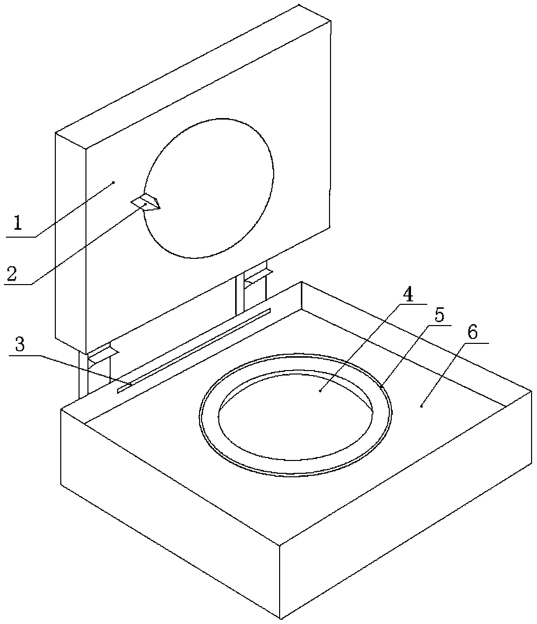 Wafer film covering device
