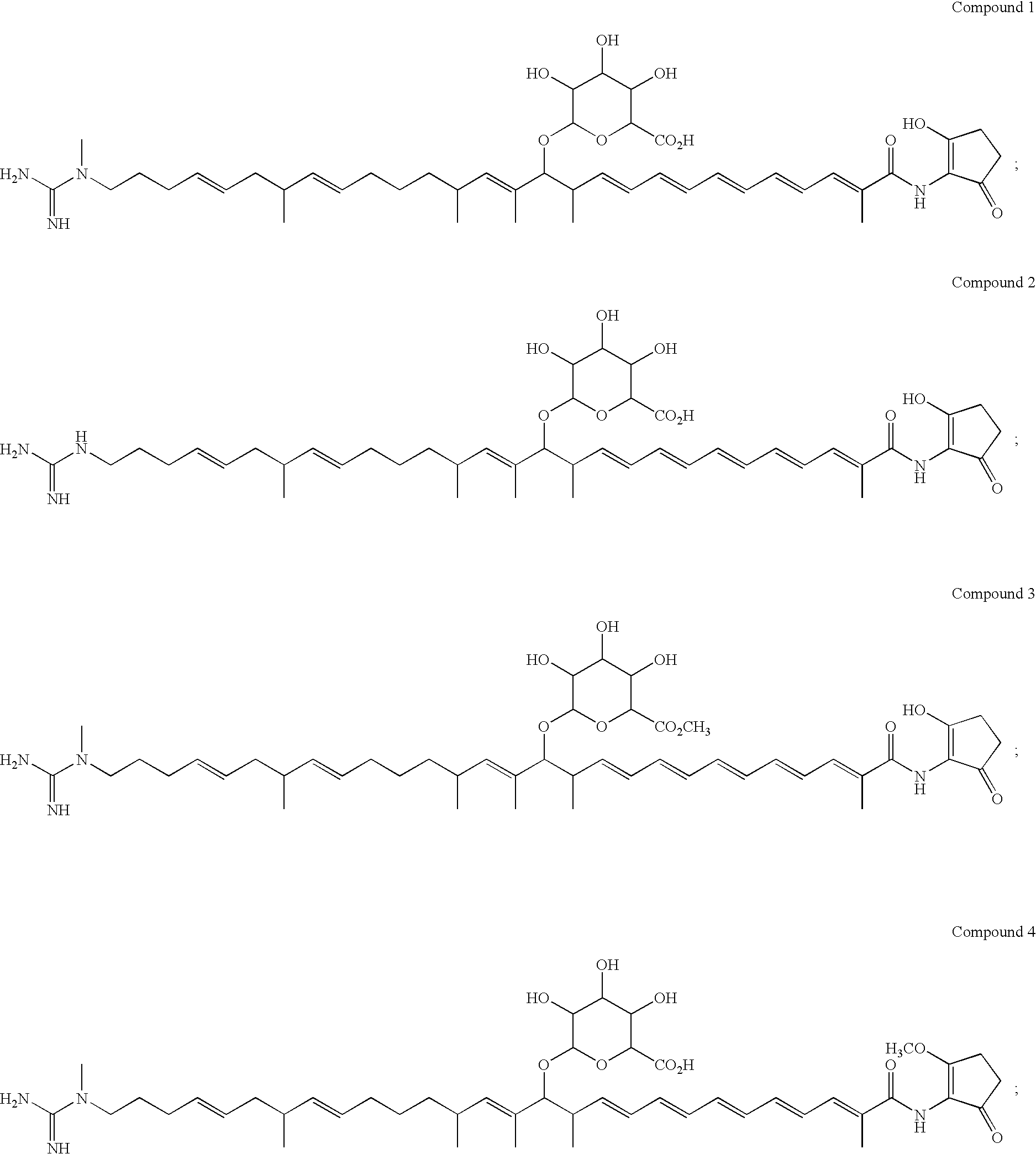 Polyene polyketides and methods of production