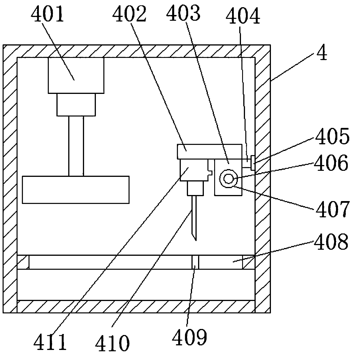 Fixed cloth cutting device