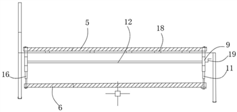 Medical care bed mattress and mattress installation structure thereof