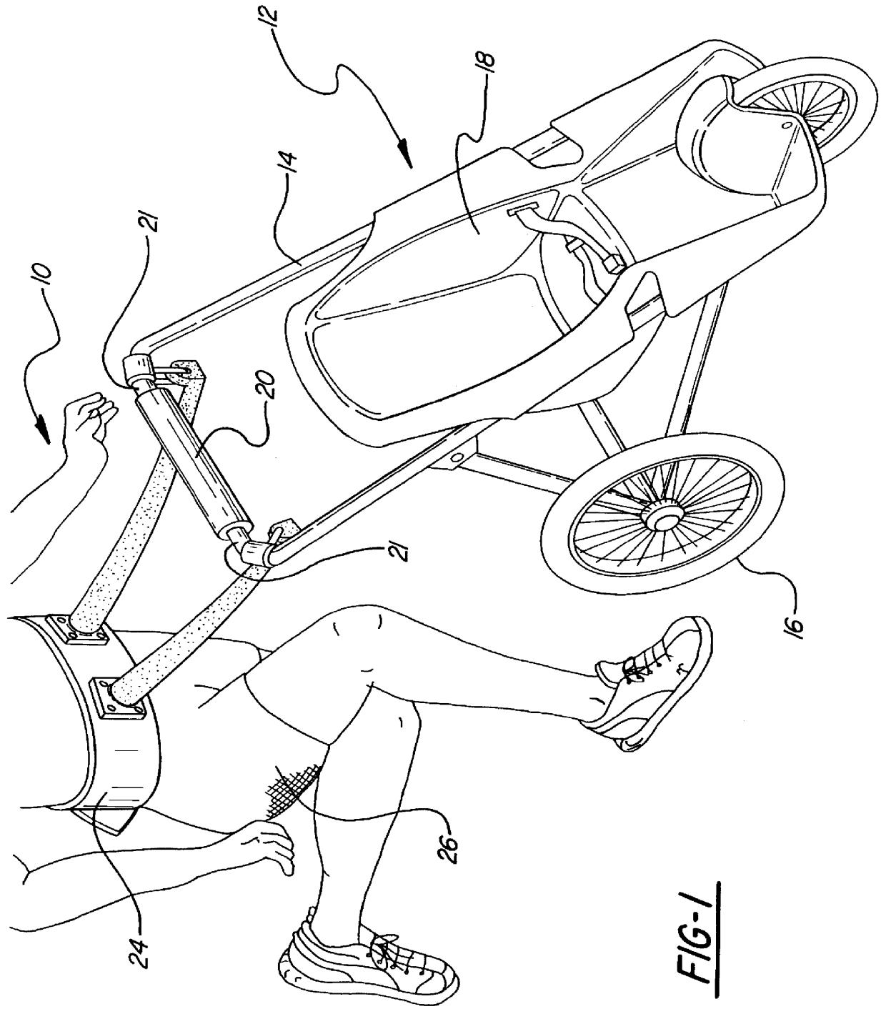 Attachment for a baby stroller