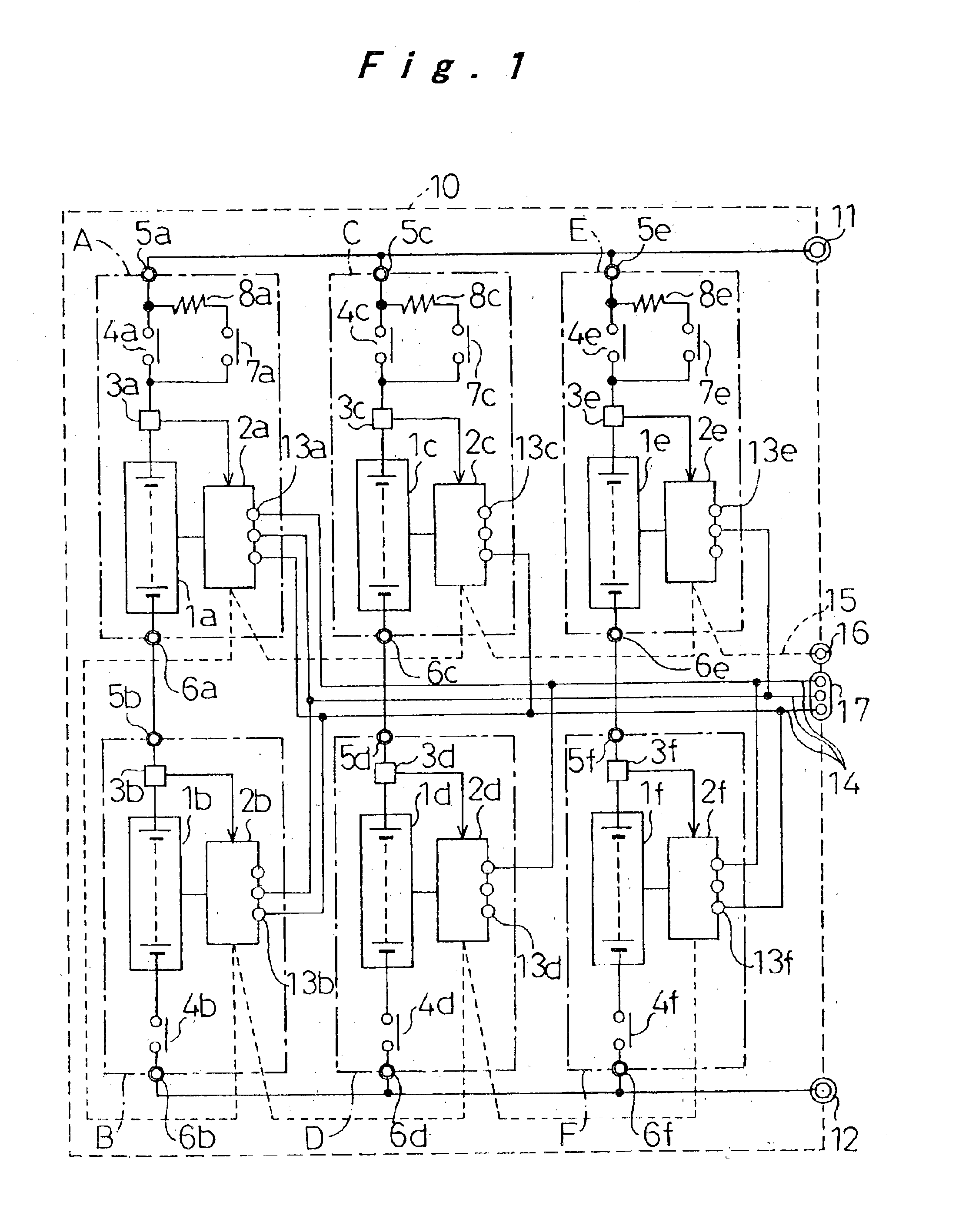 Battery power source device, method for controlling the same, and method for providing address
