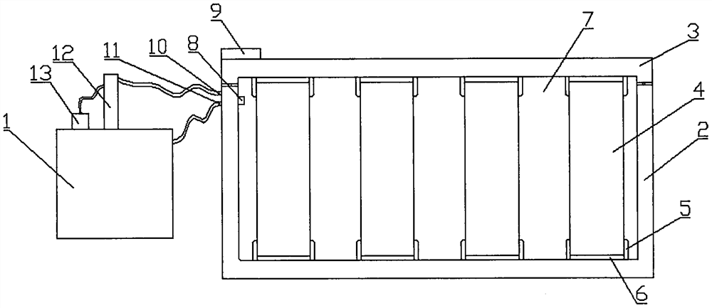 Battery box cooling device