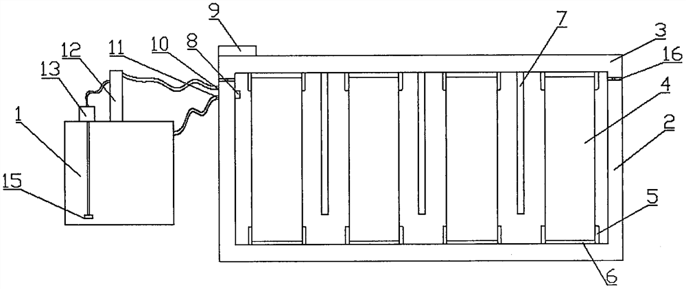 Battery box cooling device