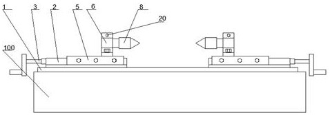 Special measuring clamp for imager centre type impeller