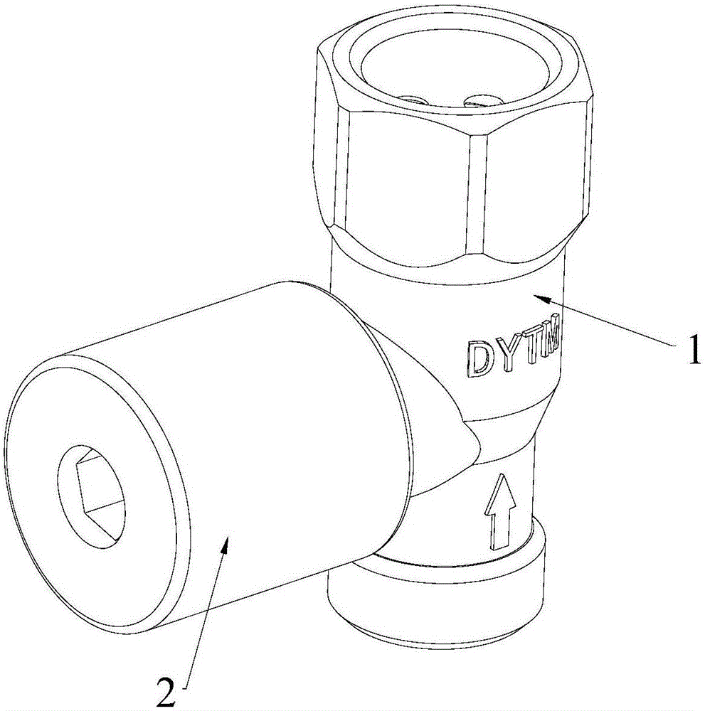 Closed safety valve and electric water heater