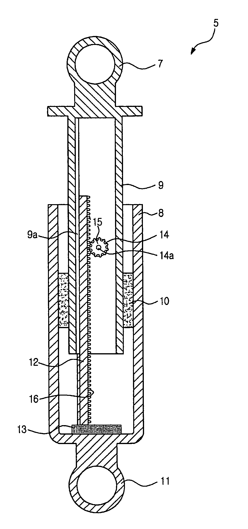 Damper, washing machine with the same and control method thereof