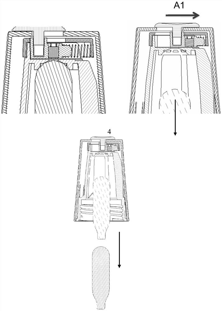 Magnetic inflatable bottle holder for soda dispenser and soda dispenser