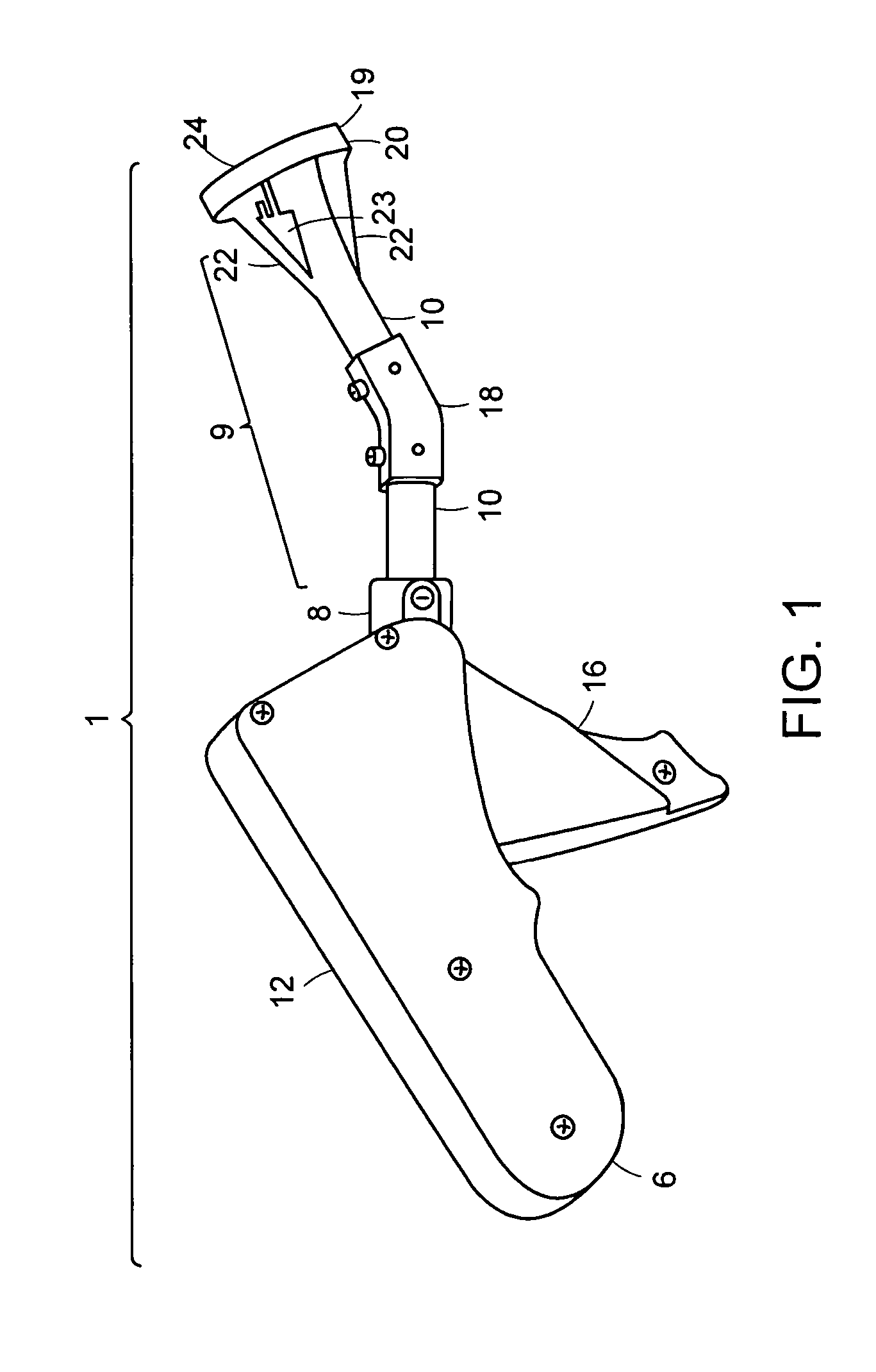 Apparatus for surgical suturing with thread management
