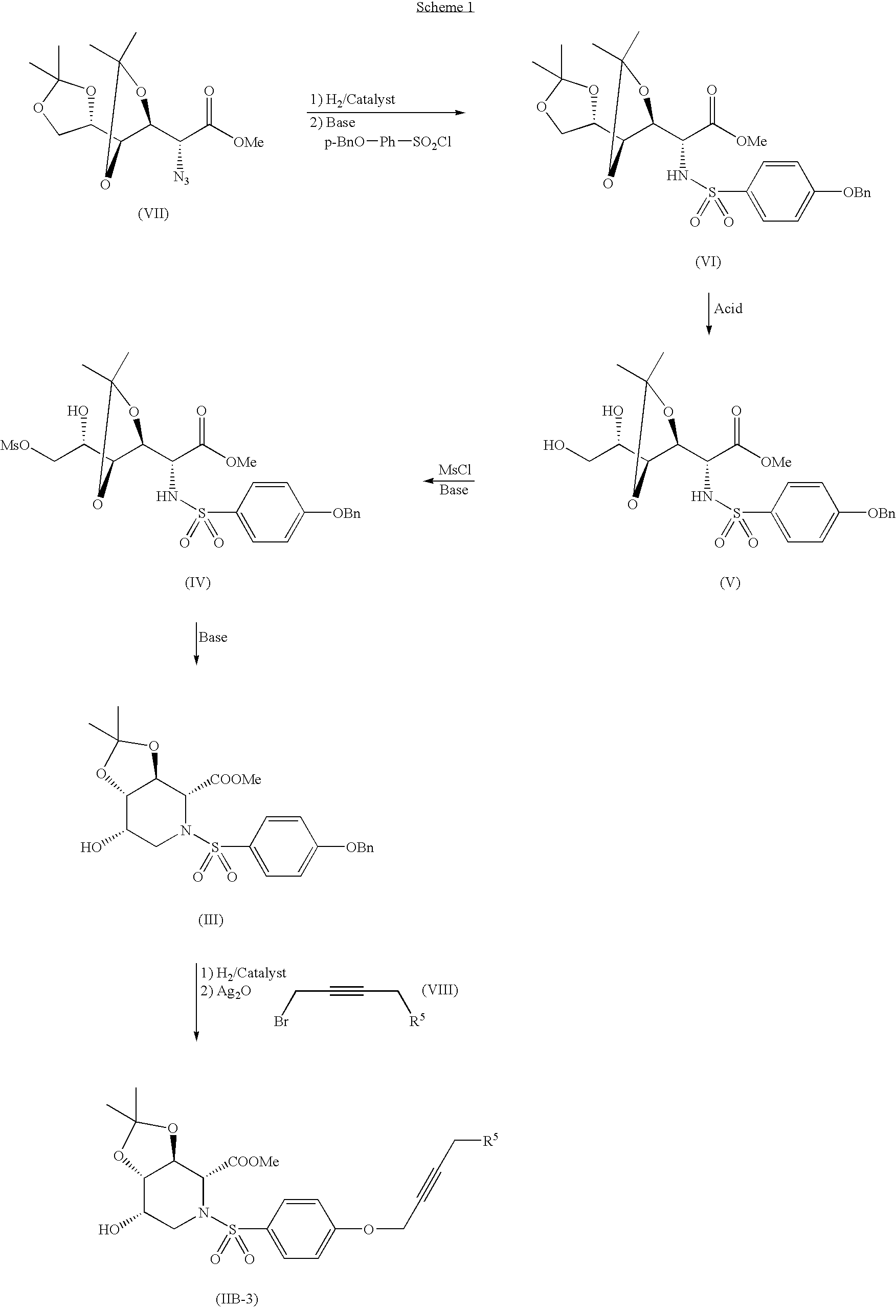 Alkynyl-substituted azasugar derivative and drug containing the same as the active ingredient