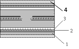 Micro blind hole manufacturing method for flexible packaging substrate