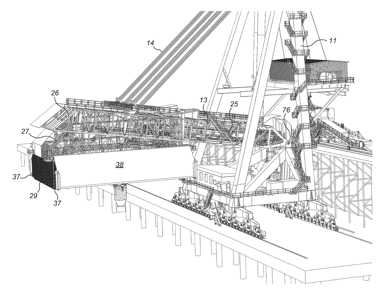 Cargo transporter loading assembly