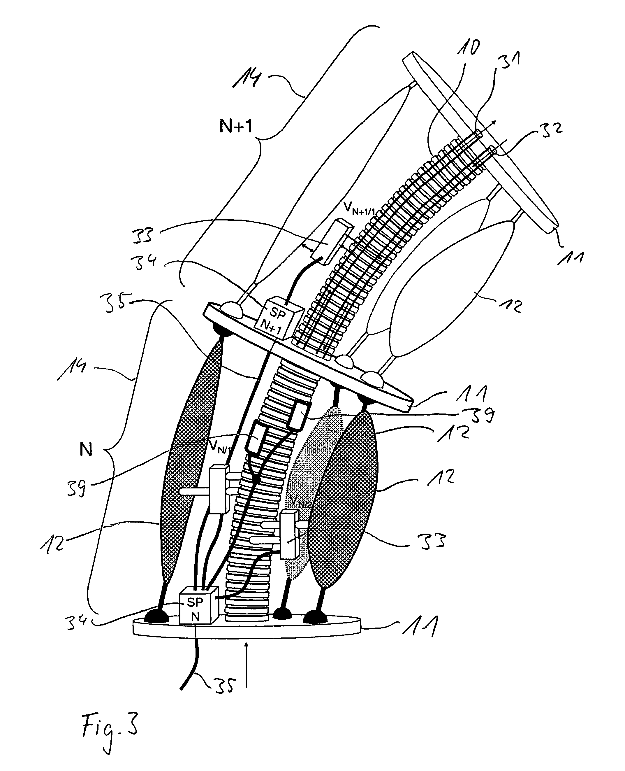 Worm-like mechanism