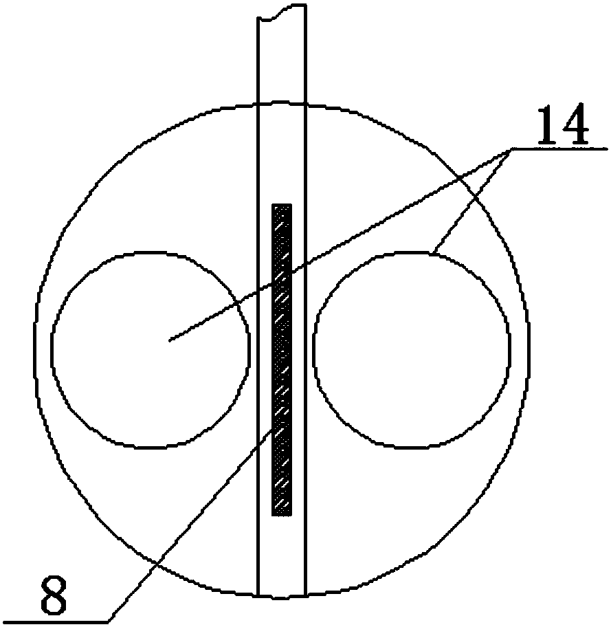 Floating rotary type water nozzle