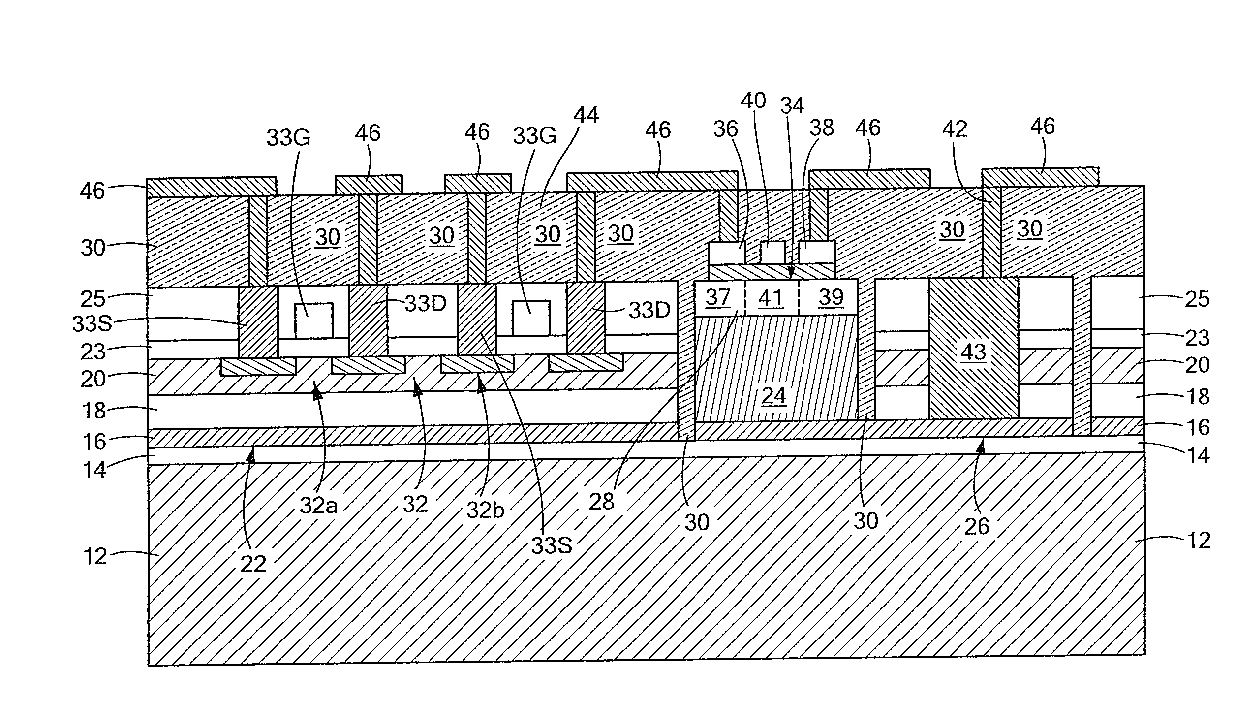 Semiconductor structures having both elemental and compound semiconductor devices on a common substrate