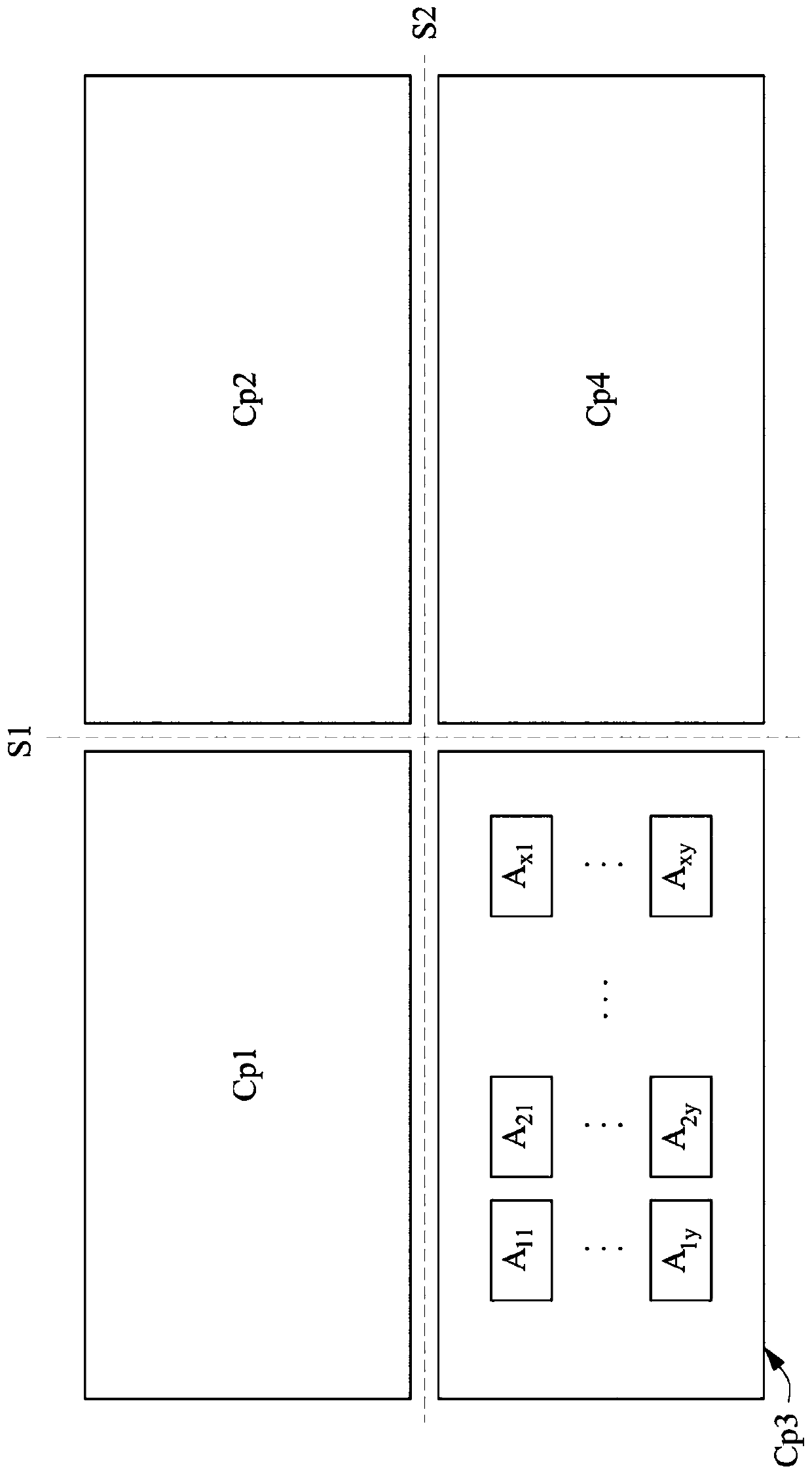 Memory test array and test method thereof