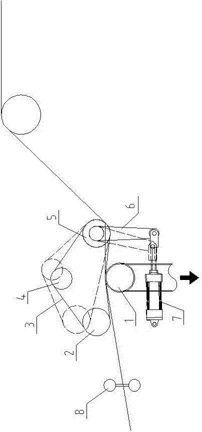 Belt-type vacuum dehydration device