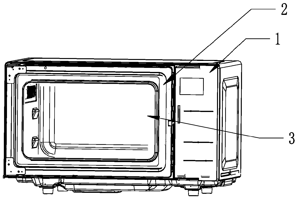 A microwave shielding plate and microwave cooking device