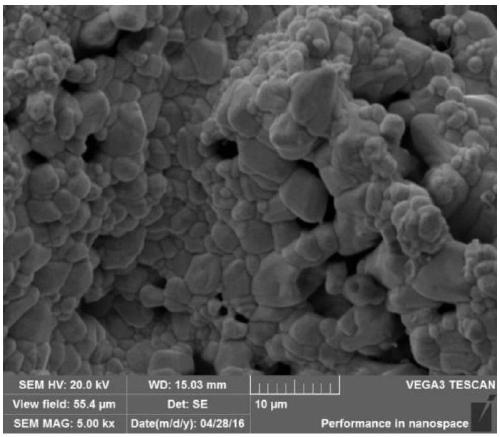 Preparation method of carbon/carbon composite material surface reaction deposition metal tungsten skeleton coating