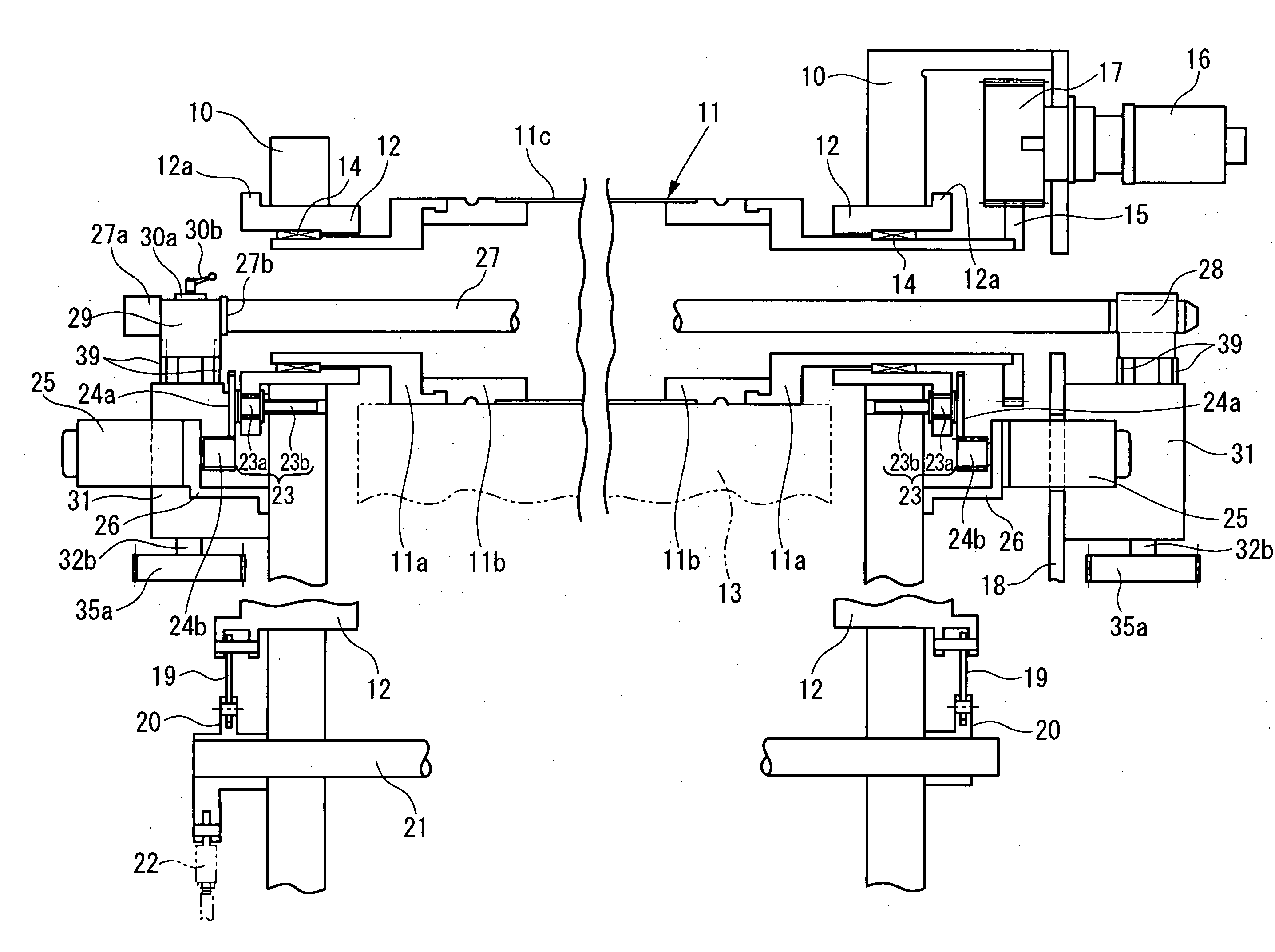 Ink transfer member position adjusting method and apparatus of rotary stencil printing press