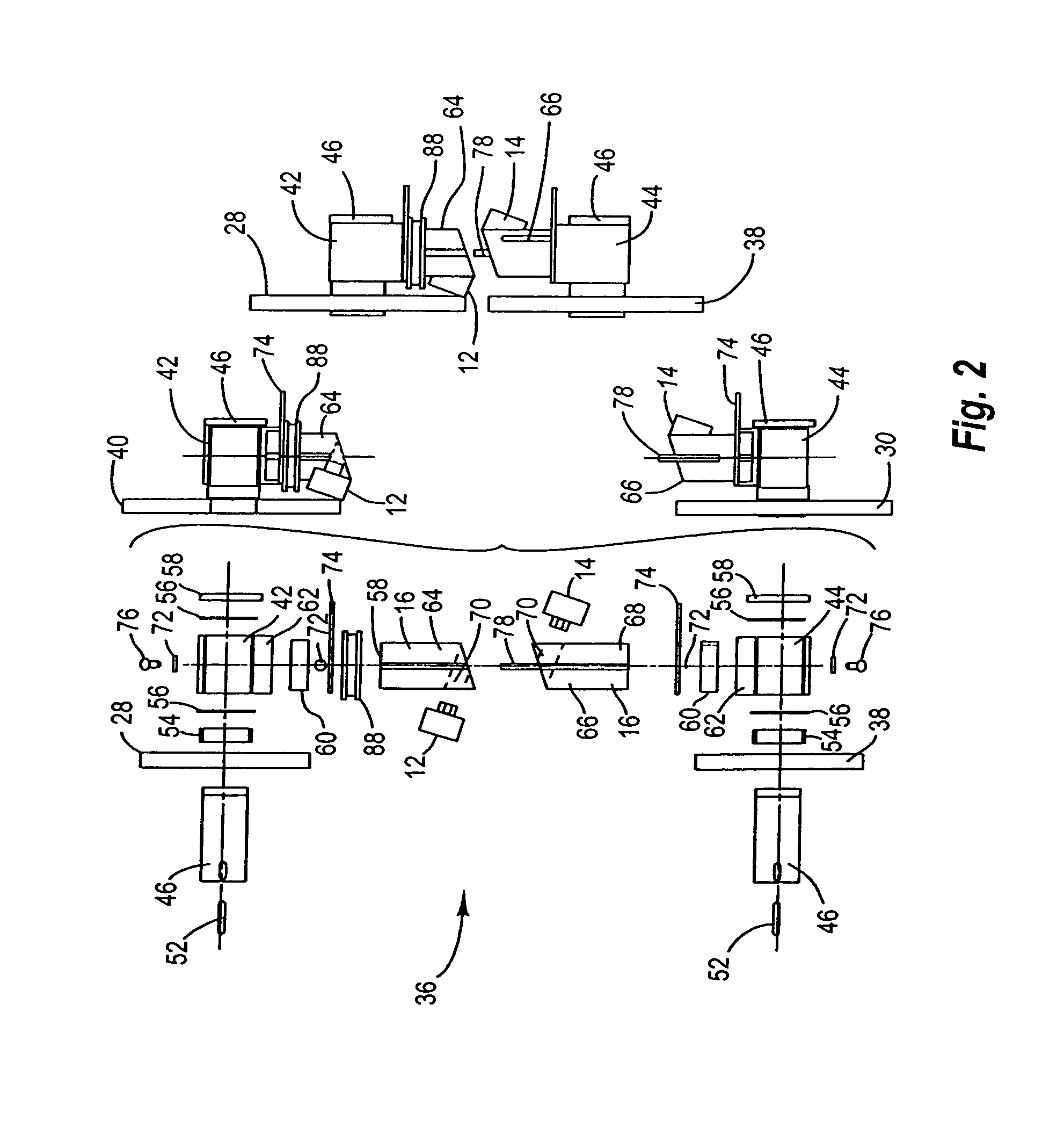 Adjustable multi-axial roll former