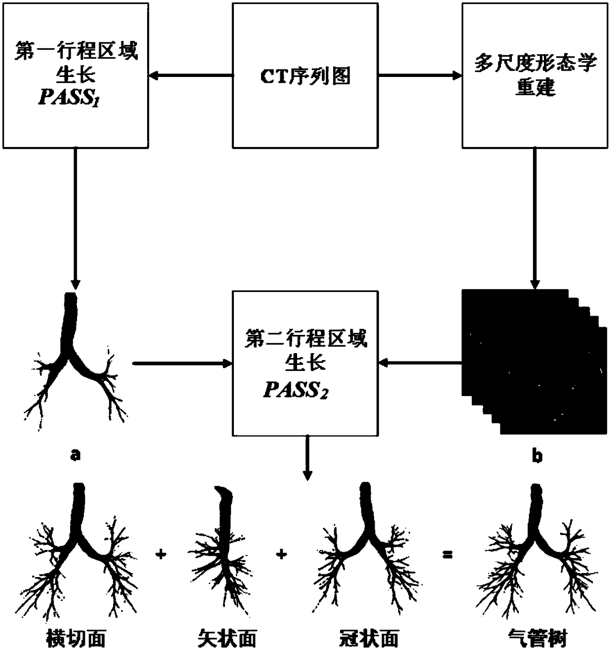 Pulmonary Tracheal Tree Segmentation Method Based on Two-stroke Region Growing Combined with Morphological Reconstruction